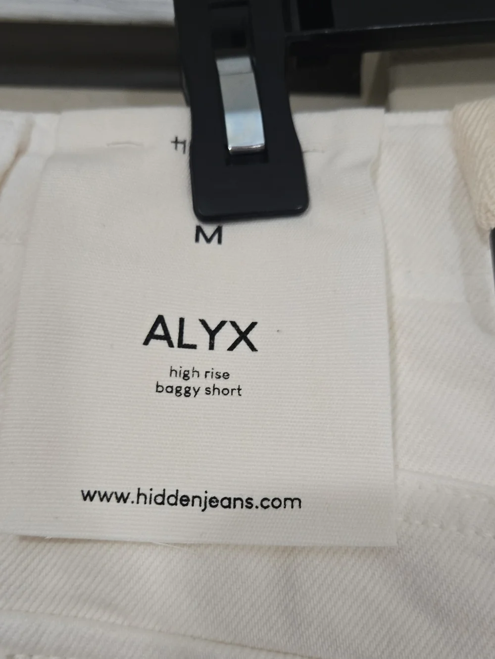 Hidden Alyx Women's High Rise Baggy Drawstring Denim Shorts Sz Medium NWT